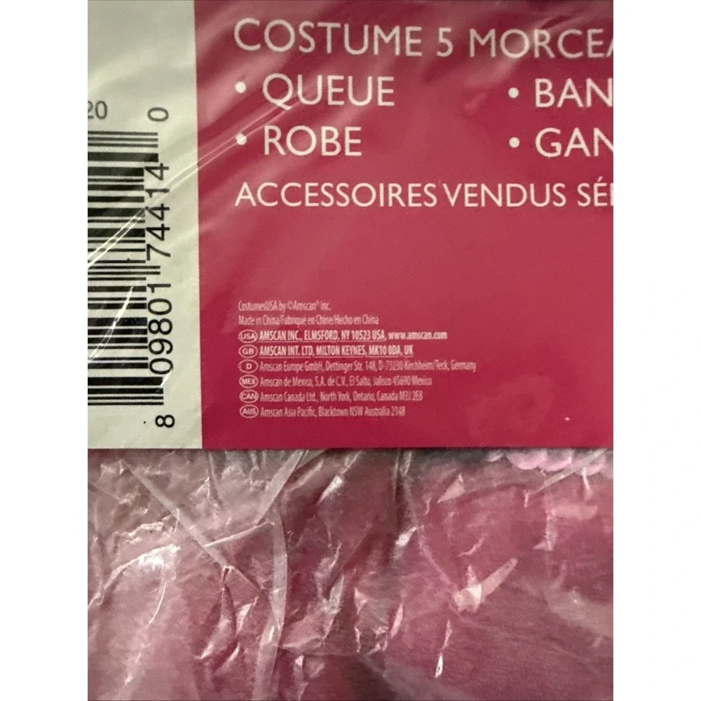Brand New My Little Pony Pinkie Pie Childs XLarge 14-16 Halloween Costume